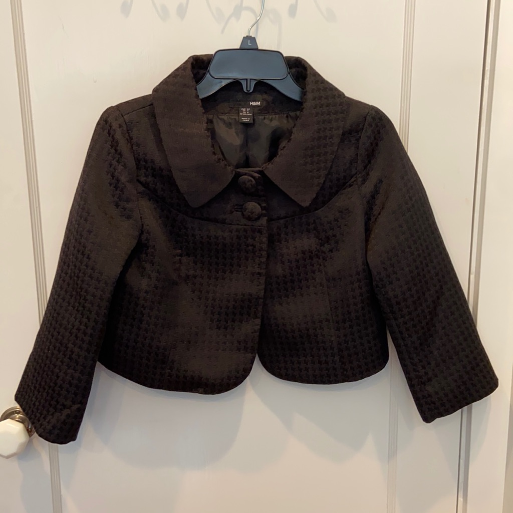 H&M Cropped Two Button Jacket